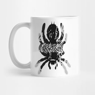 Tarantula Silhouette 82 (Tie Dye) Mug